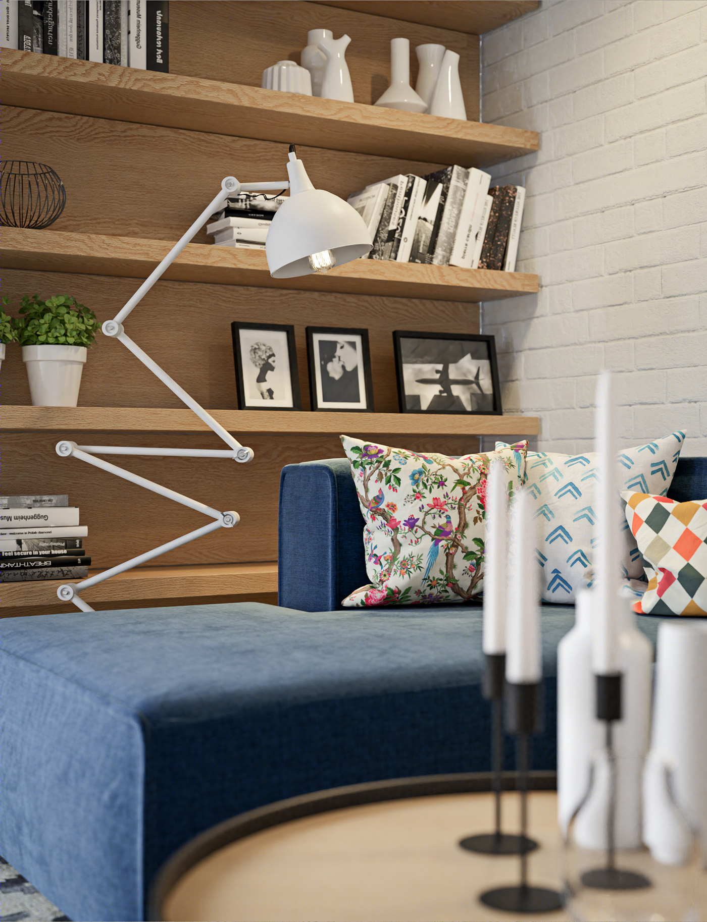 Anastasiya Gushchina丨公寓丨Various interior visualisations-8