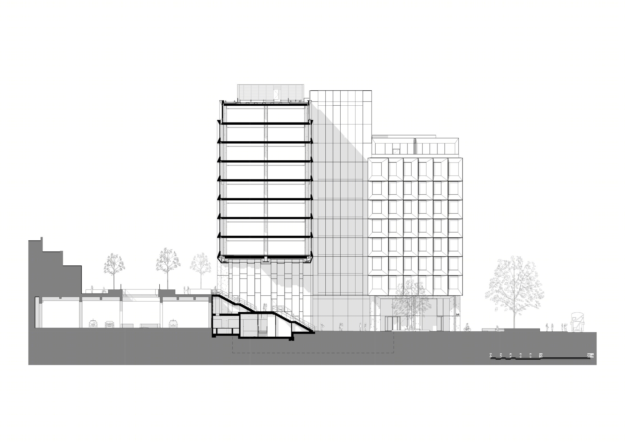 伦敦 Hammersmith 路 245 号办公建筑室内设计亮点与分析-9