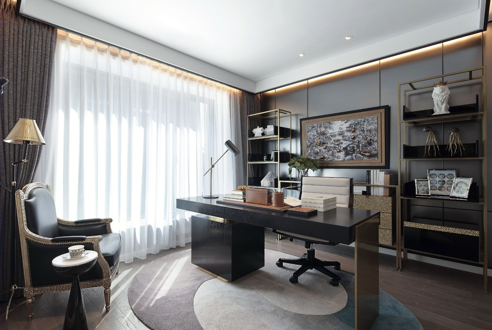 温州大平层，法式风格的当下解读-38