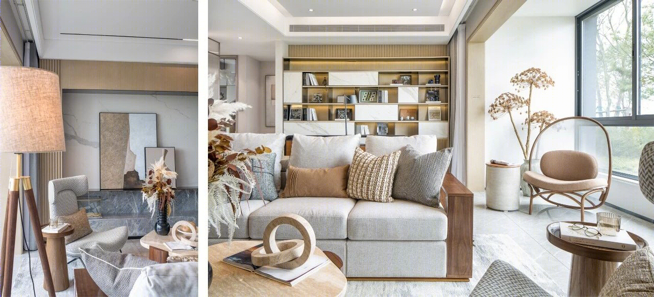 77㎡的小房子，也能住出豪宅体验？打通客餐厨书空间，真实现！-15