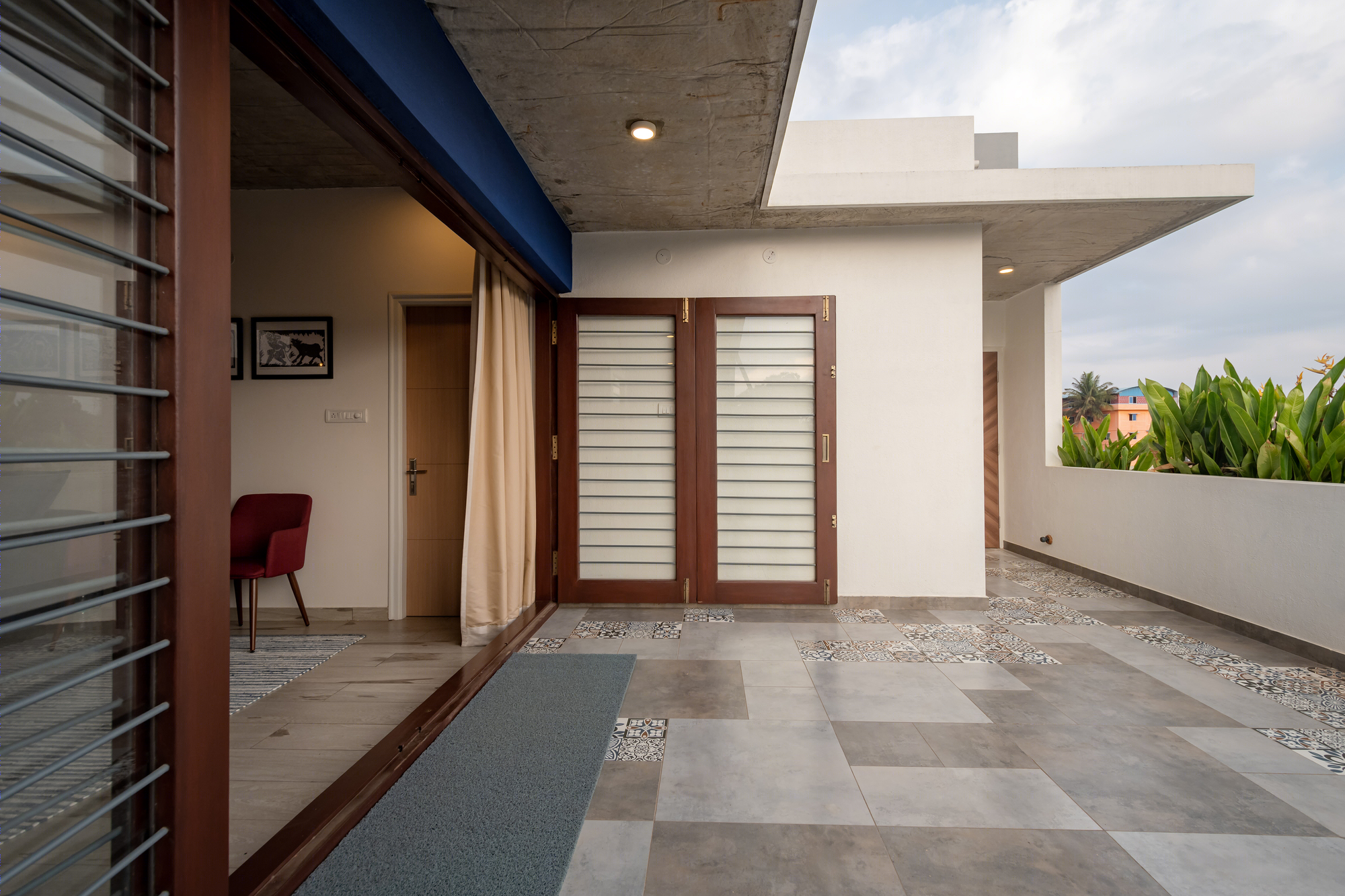 印度小城中的现代别墅改造-28