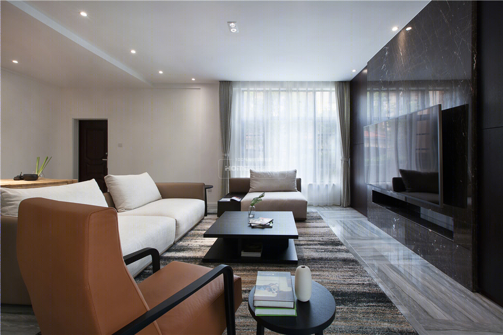 昆明龙湾一号简约别墅设计，演绎现代轻奢美学-4