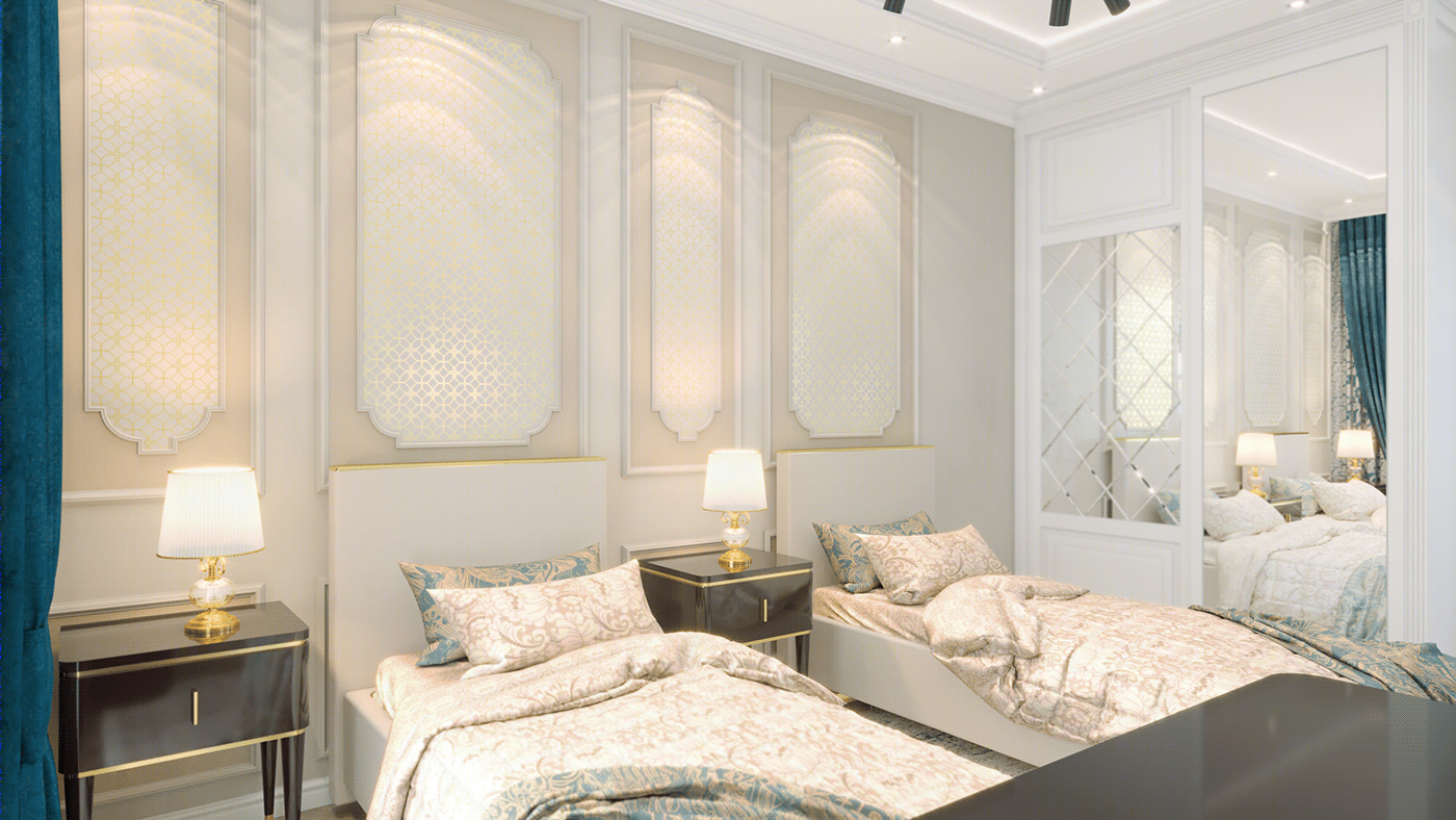 Anastasiya Gushchina丨酒店丨GUEST BED ROOM-0