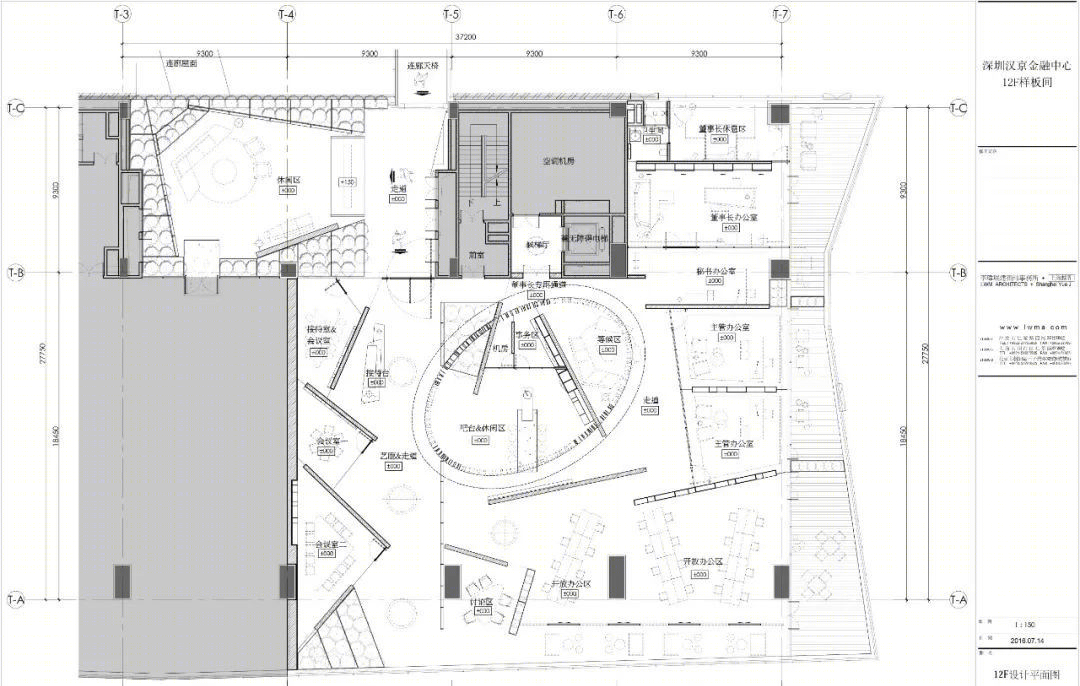 深圳汉京金融中心 12F 办公空间丨中国深圳丨李玮珉建筑师事务所,上海越界建筑设计咨询有限公司-12