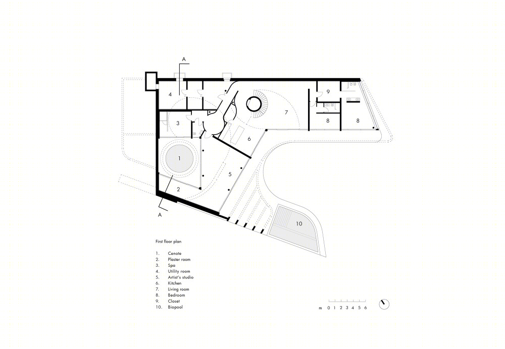 瑞士弧形花园工作室丨Mino Caggiula Architects-37