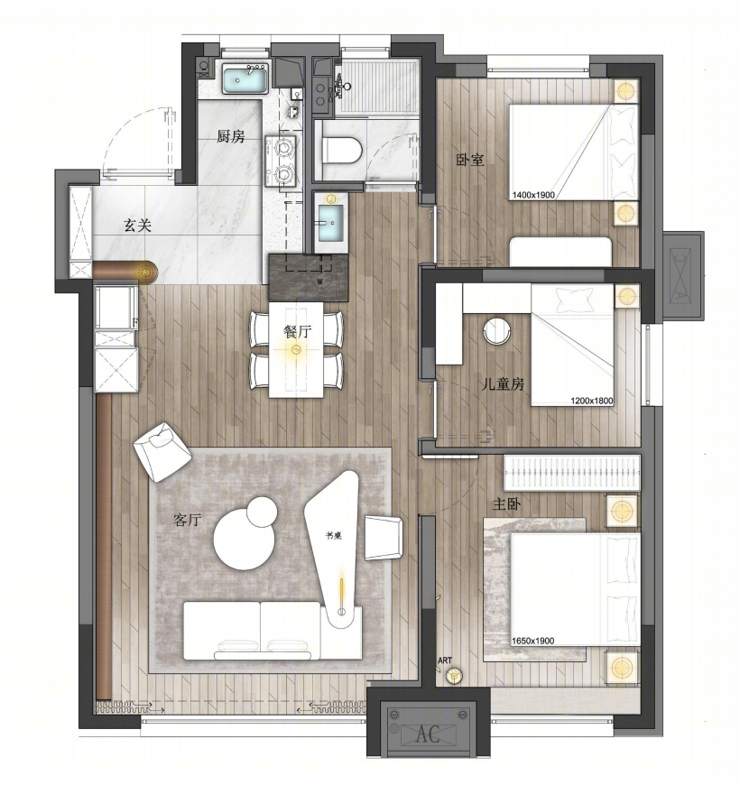 冰城哈尔滨的现代暖居丨中国哈尔滨丨EH DESIGN GROUP 易和设计集团-40