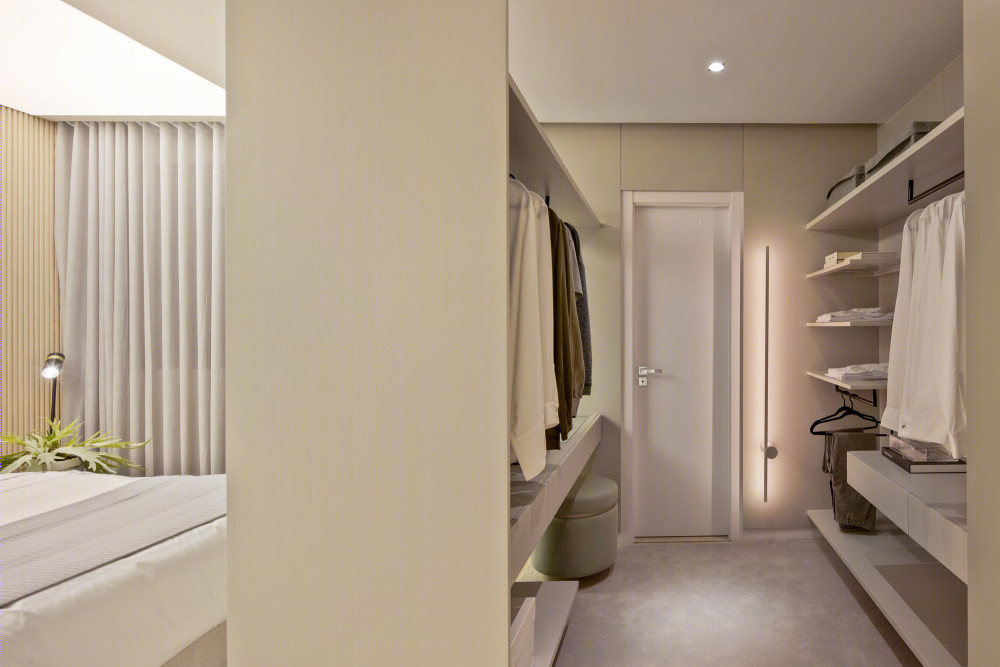 巴西宁静公寓设计，自然元素与现代化家具的融合-38