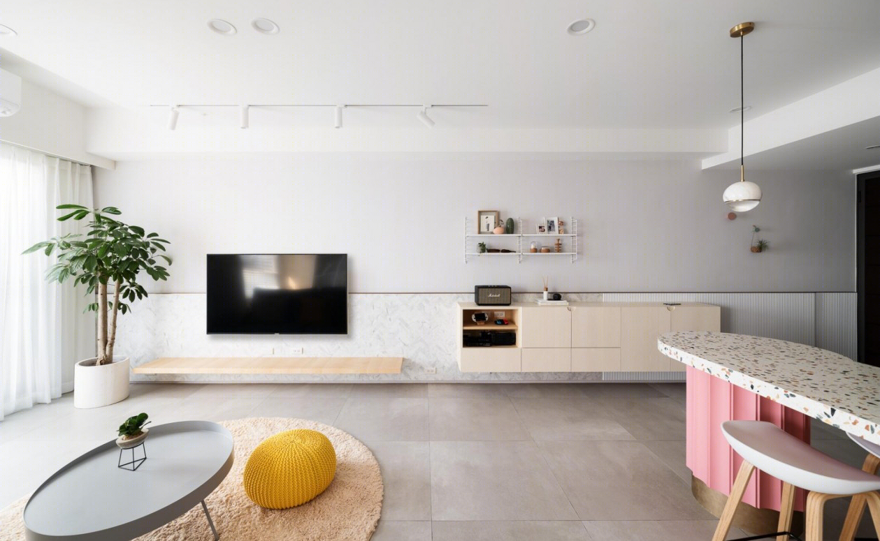 高雄低饱和度斑斓色调住宅丨中国高雄丨筑悦空间设计-6