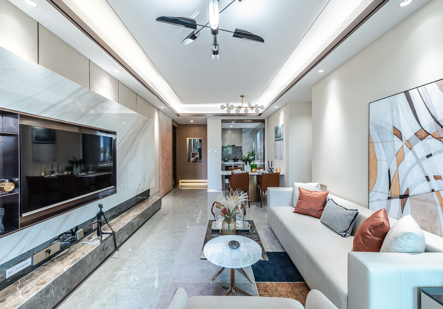 低调奢华 现代都市品质空间丨思美国际软装-6