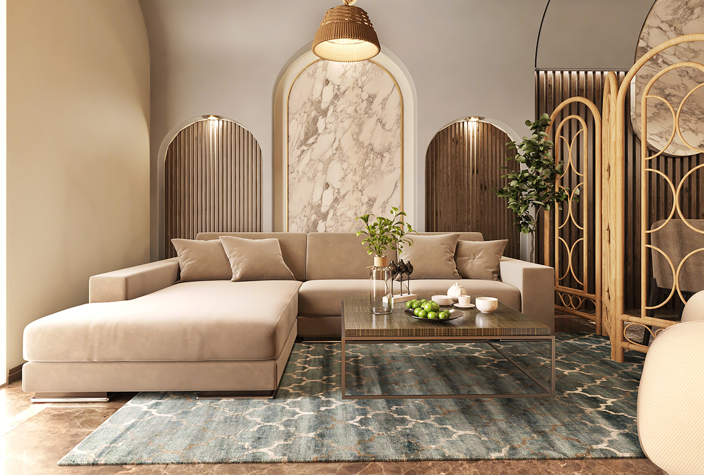 2021 年埃及 Mansoura 现代接待餐厅设计案例丨Mahmoud Sarhan-5