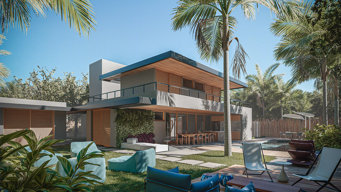 巴西 Guaiú 豪华别墅丨巴西巴伊亚丨Camila Veiga-0