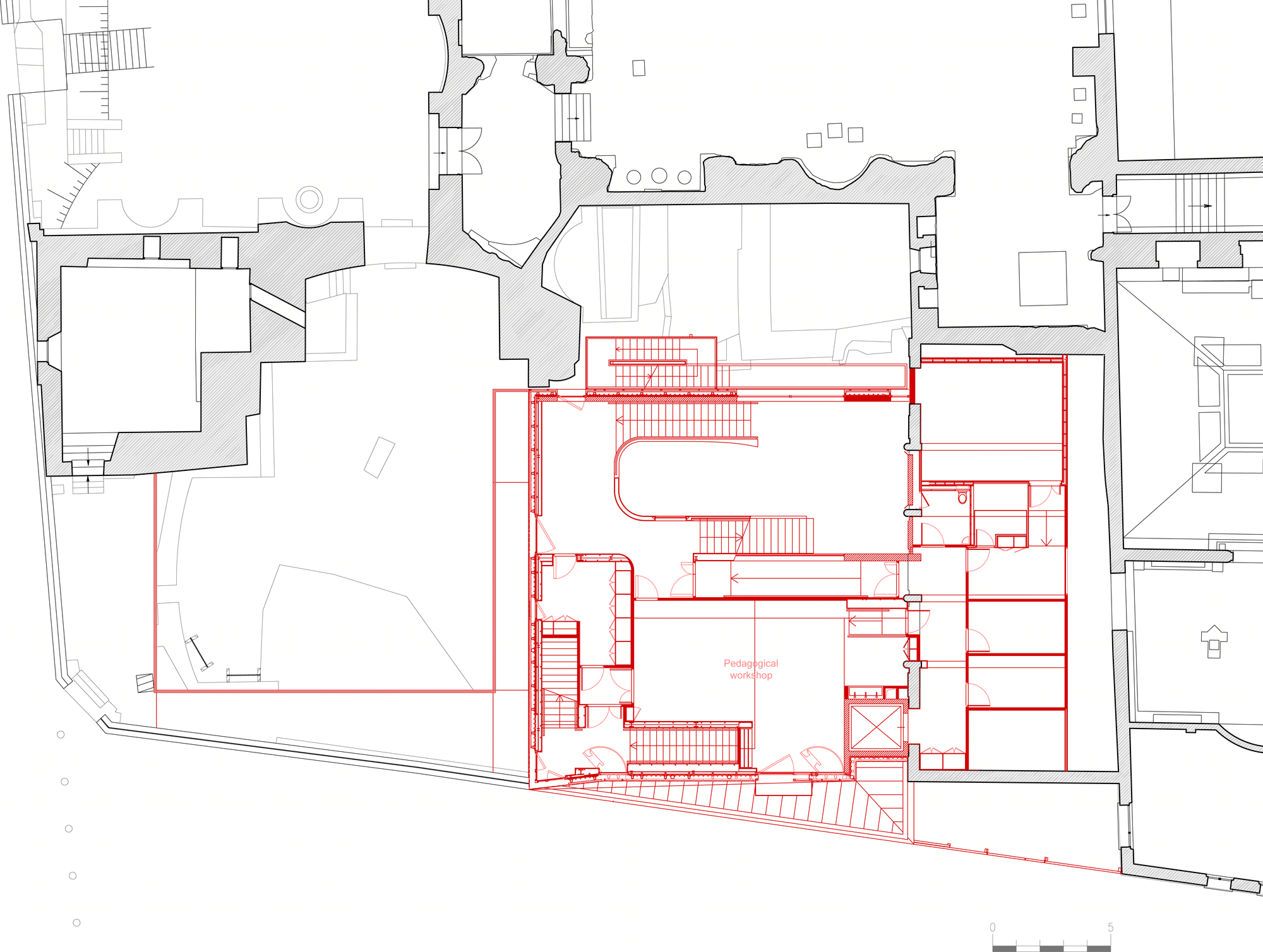 巴黎 Cluny 博物馆新访客中心 | 时空交融的历史建筑更新-21