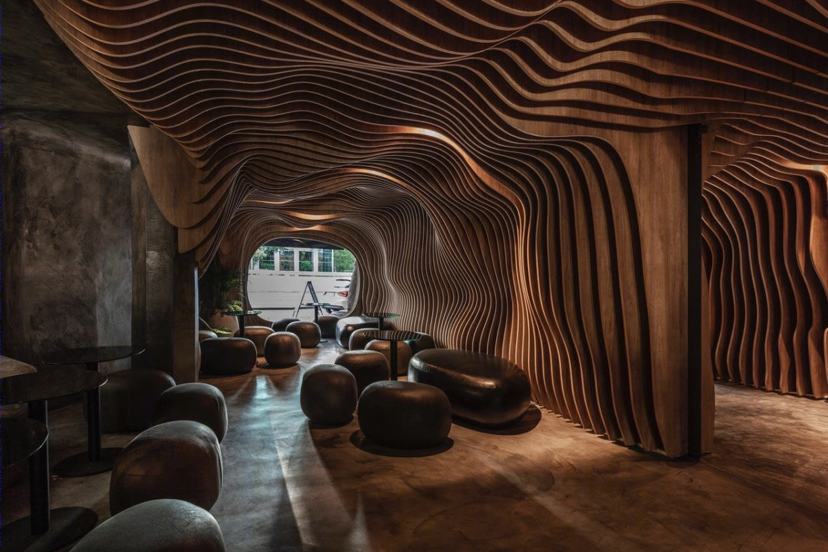 Fabric Sushi 餐厅 · 沉浸式的海底世界设计-11