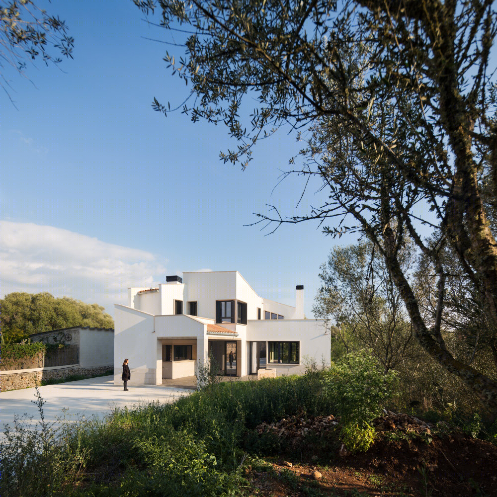 西班牙 Casa 毫米住宅 | 室内外绿色互动的现代设计-21