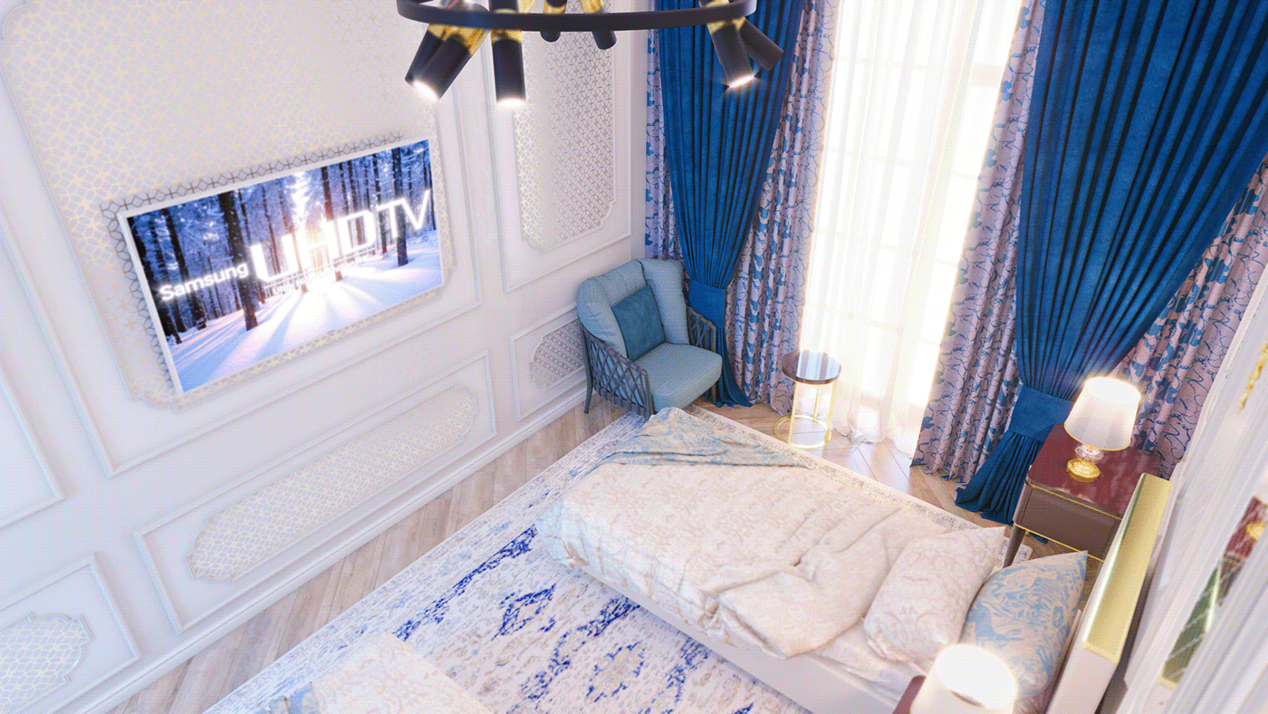 Anastasiya Gushchina丨酒店丨GUEST BED ROOM-5