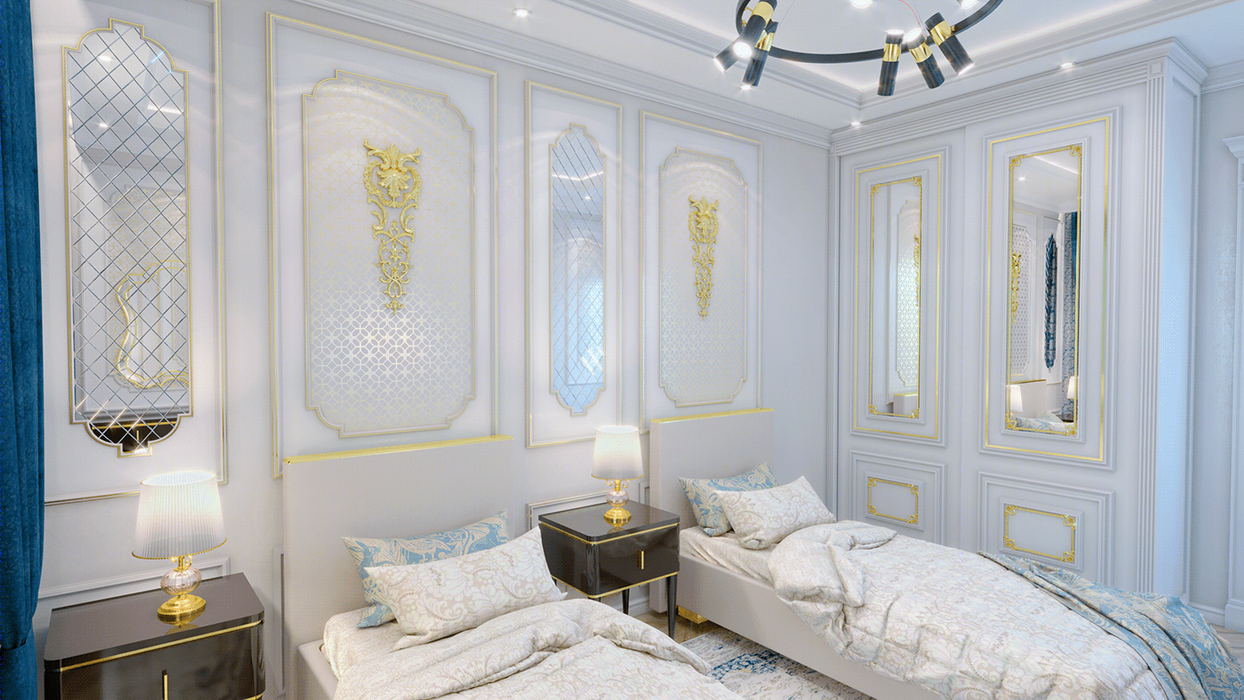 Anastasiya Gushchina丨酒店丨GUEST BED ROOM-6