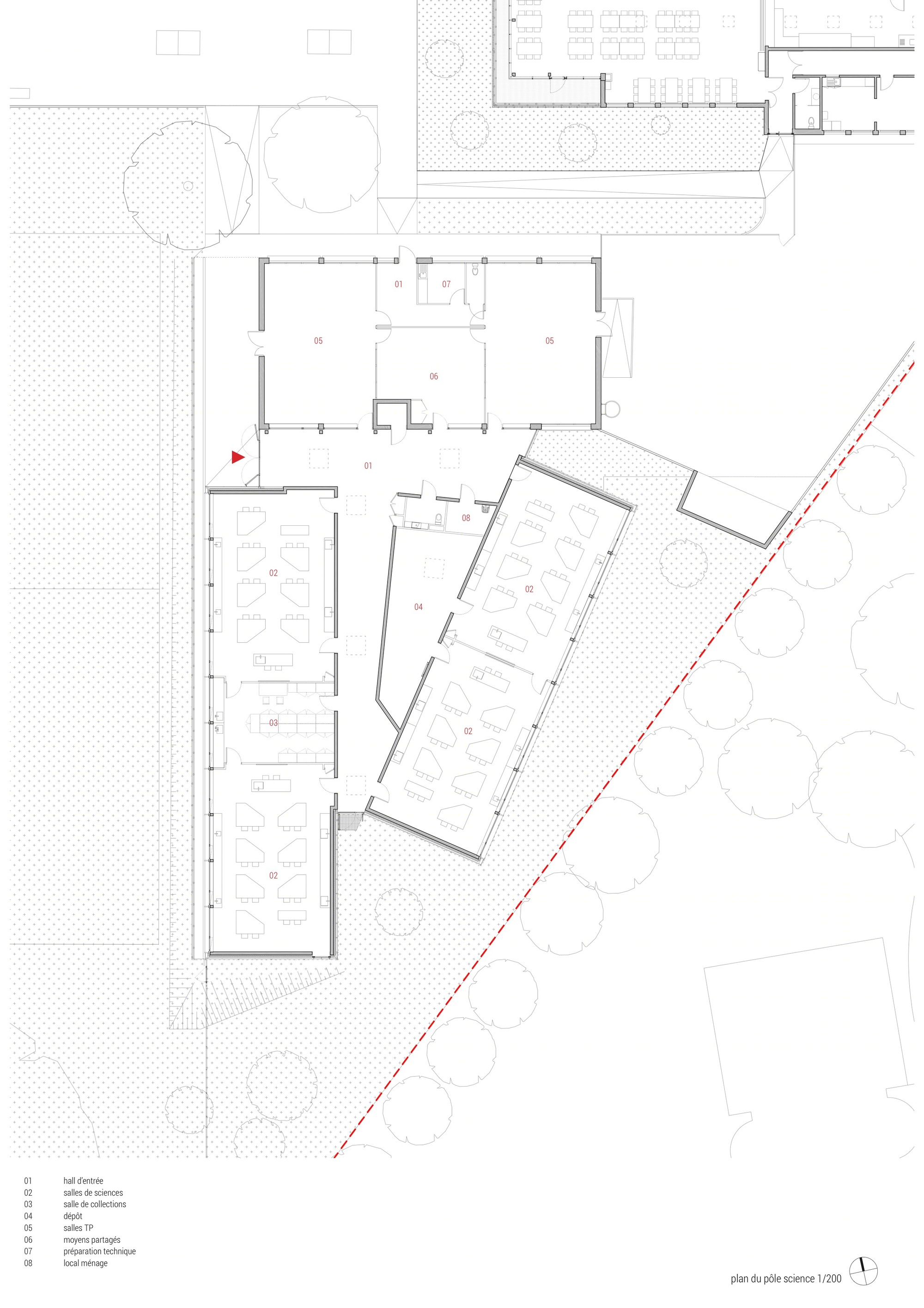 让·梅尔莫兹学院 | 现代学术建筑的更新与重塑-28
