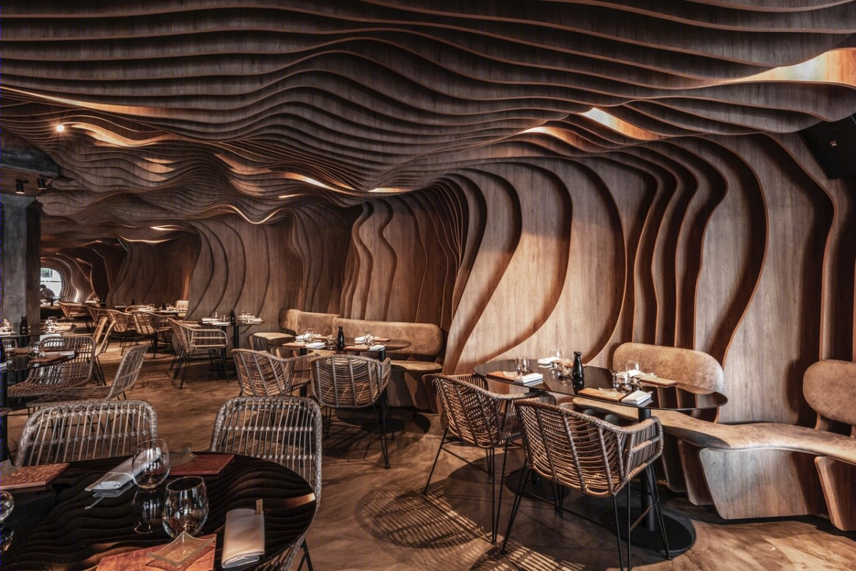 Fabric Sushi 餐厅 · 沉浸式的海底世界设计-15