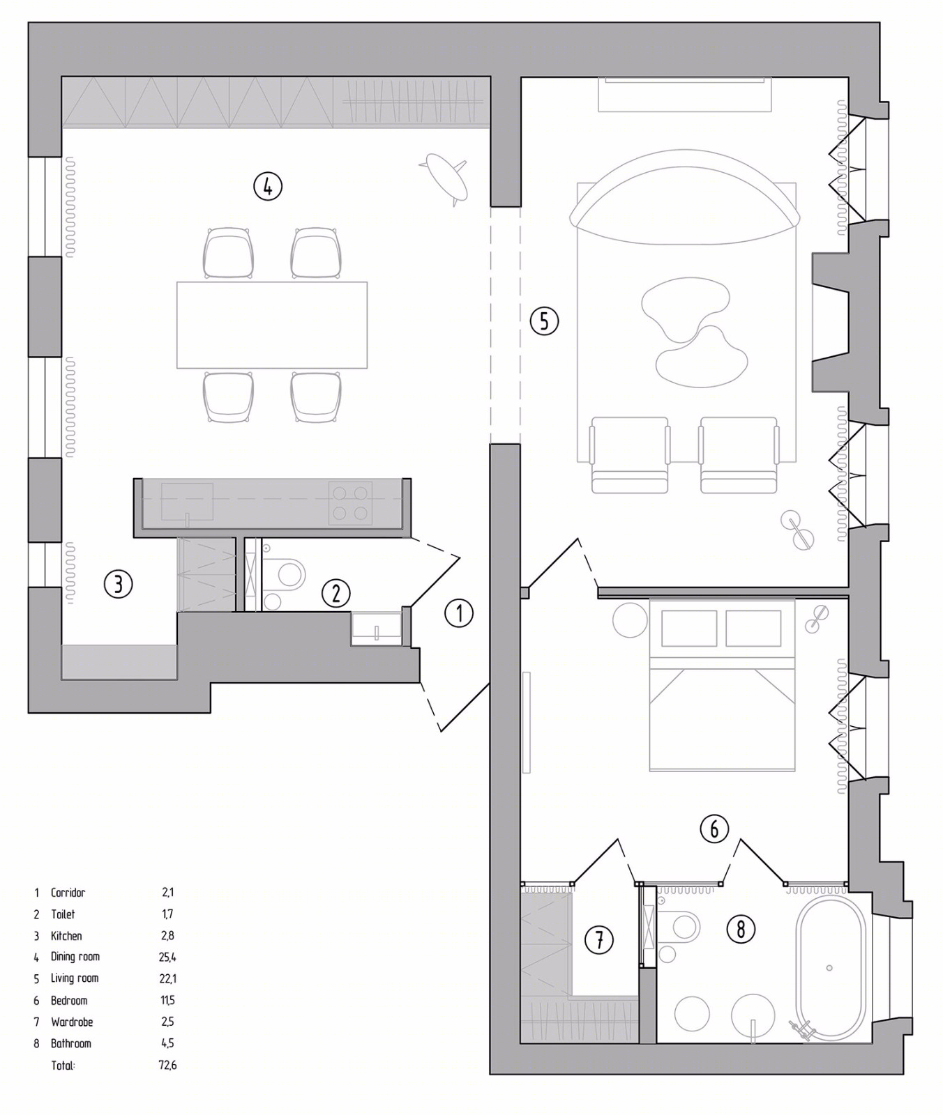 Academic 公寓设计丨M3 Architects-24