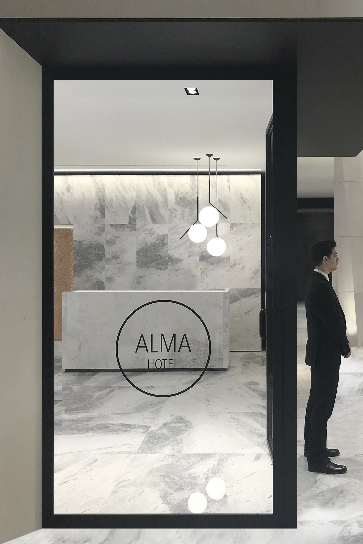 光影交错的 ALMA 概念酒店-3