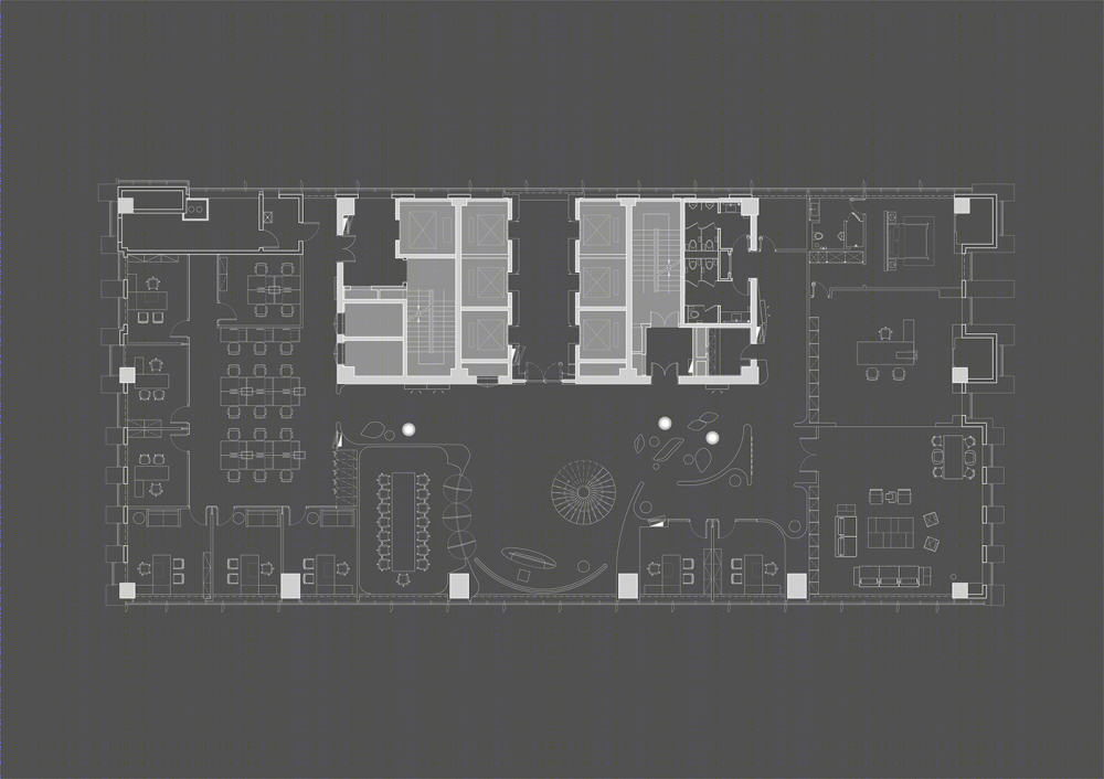 普汇中金办公室丨中国西安丨HONG Designworks-48