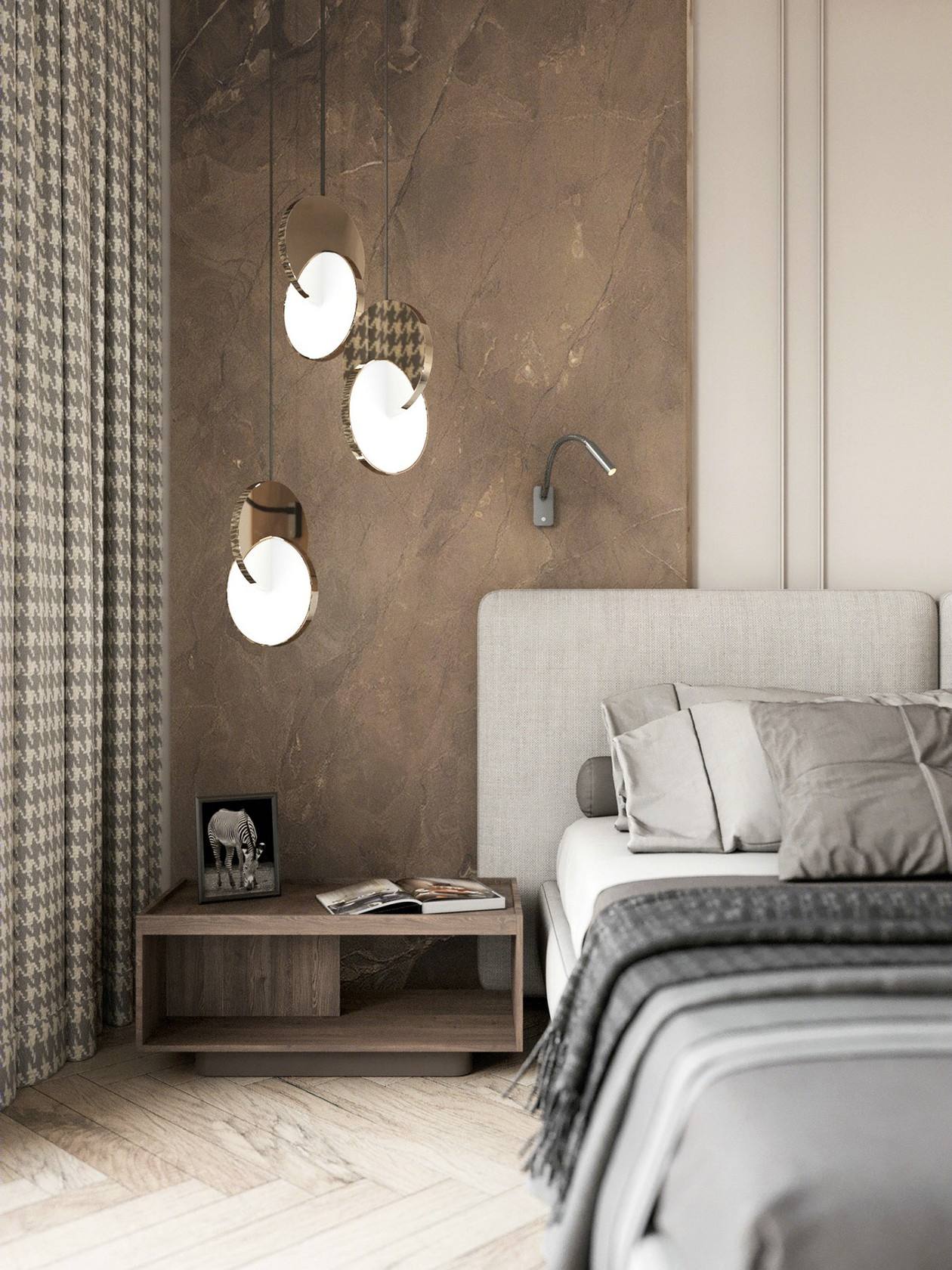 原木与高级灰 打造温柔舒适的住宅空间-4