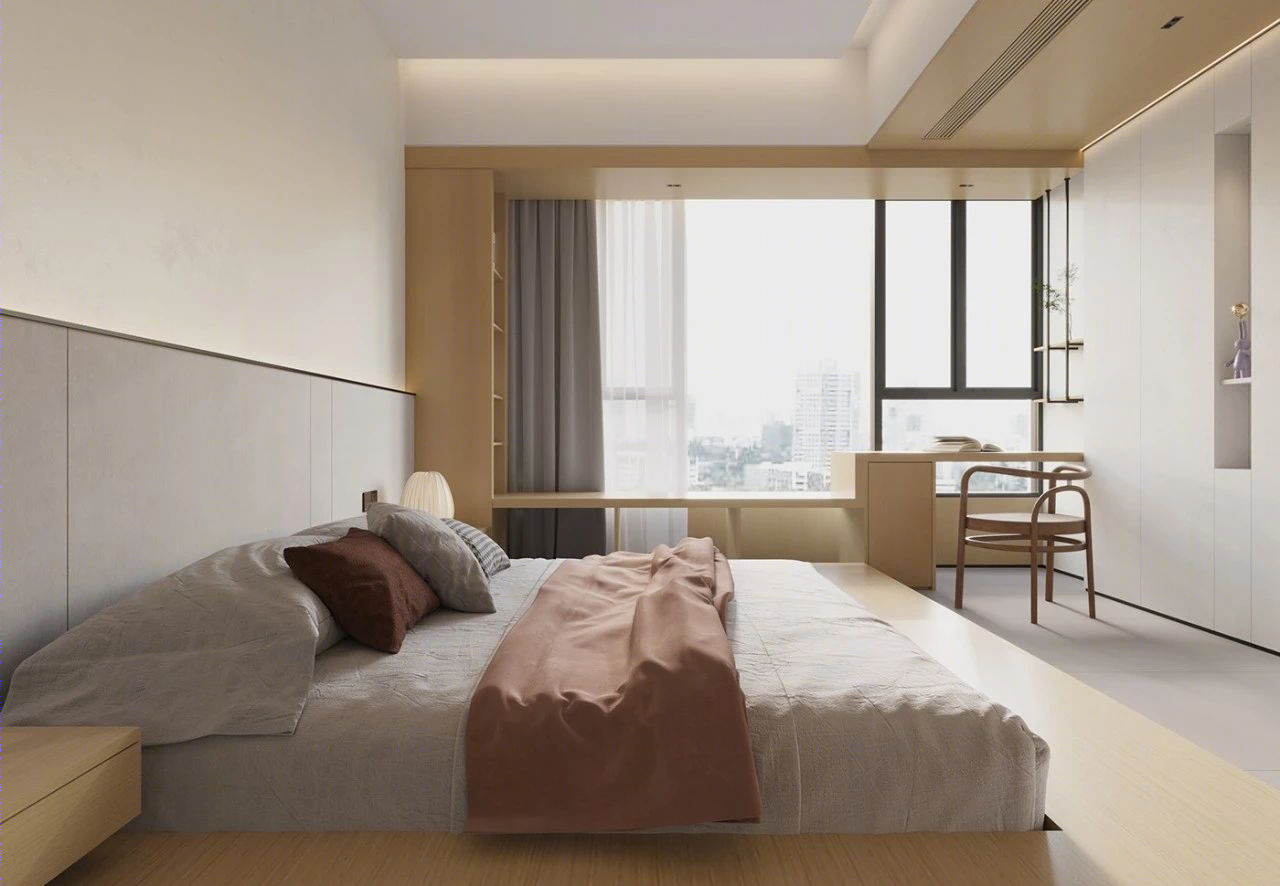 温暖木质调的宁静空间-72