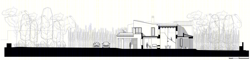 西班牙 Casa 毫米住宅 | 室内外绿色互动的现代设计-33