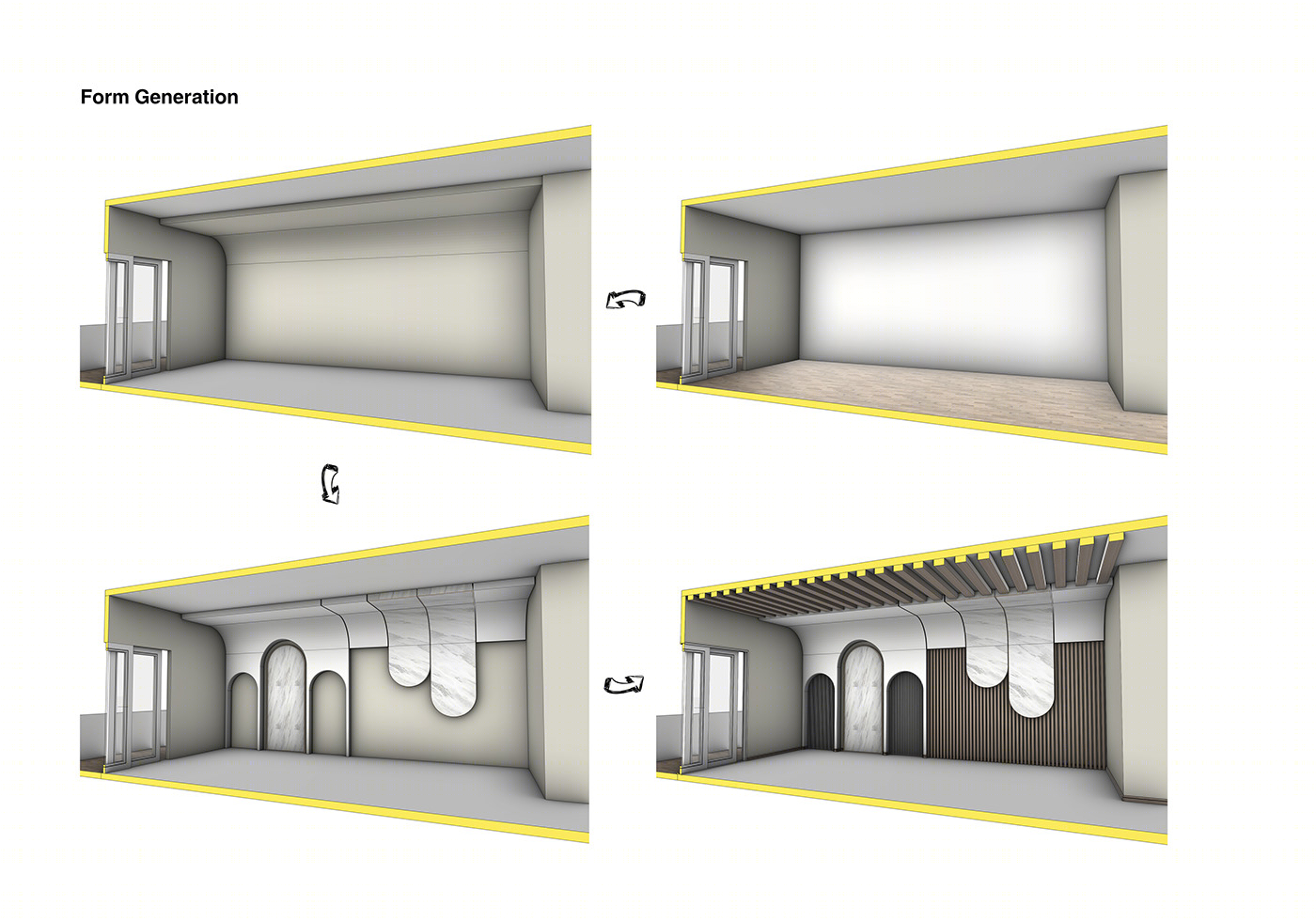 2021 年埃及 Mansoura 现代接待餐厅设计案例丨Mahmoud Sarhan-12