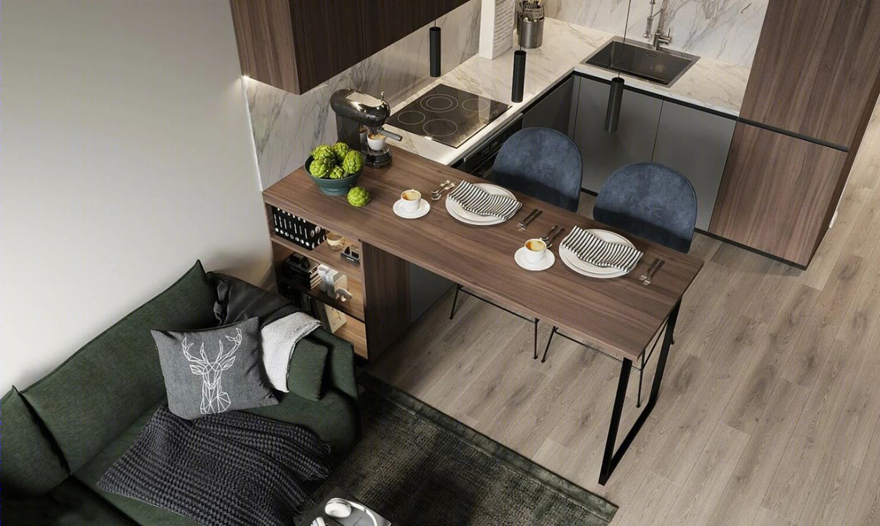 85㎡现代简约公寓设计丨LESH Studio-38