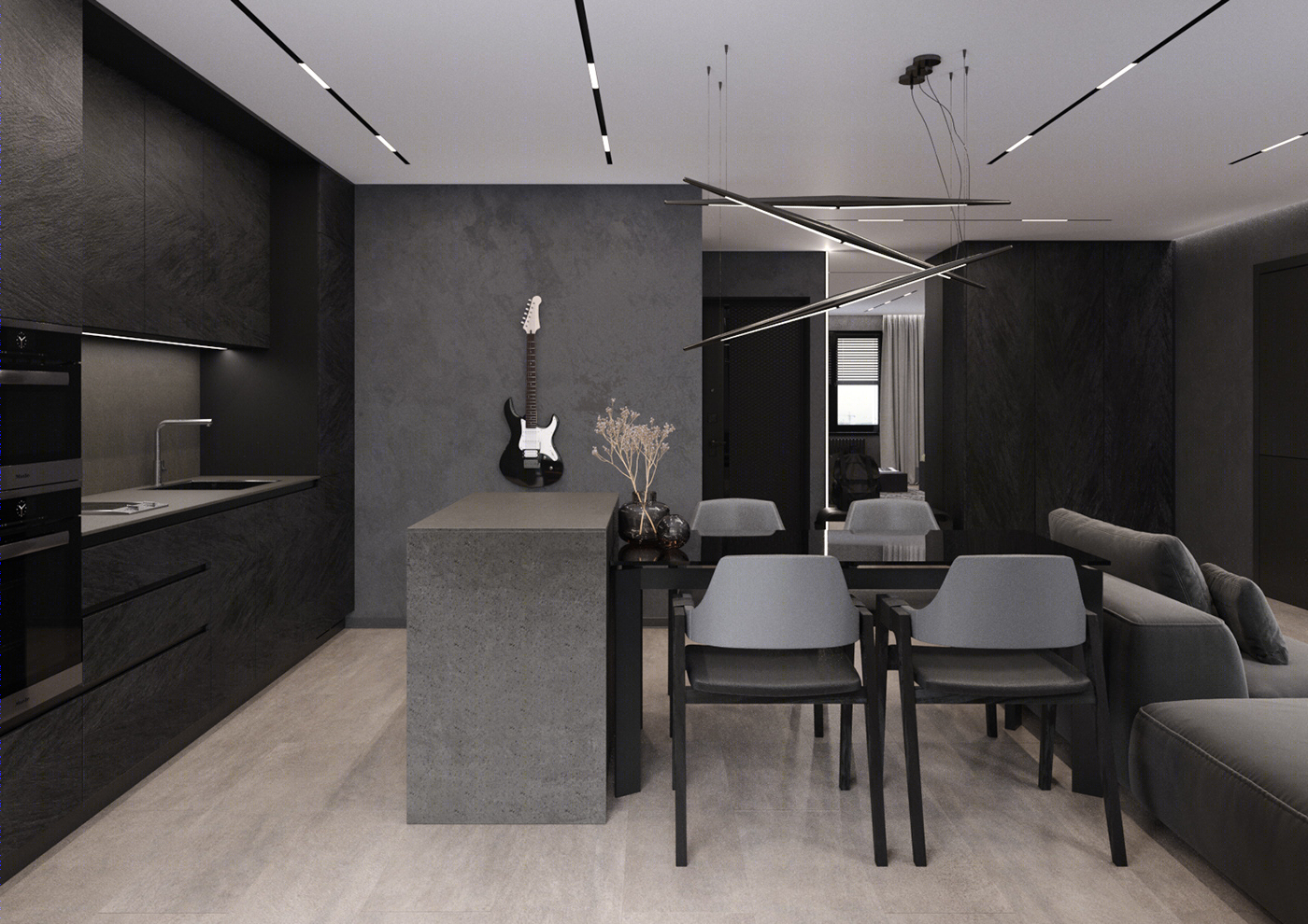 Anastasiya Gushchina丨平层丨Jet black-8