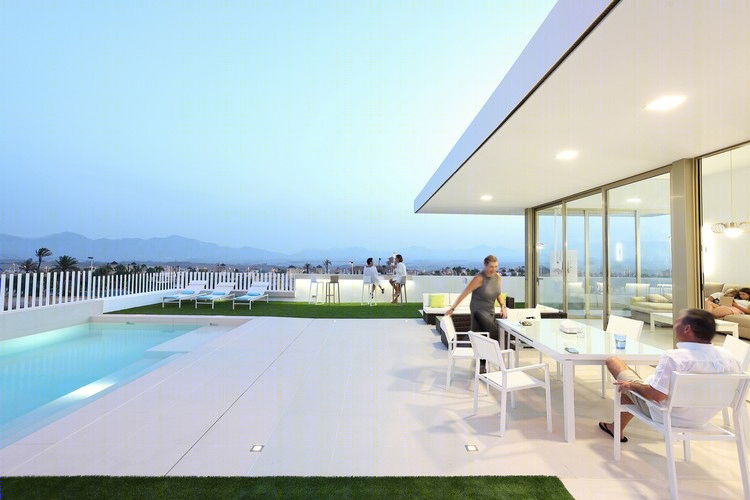 西班牙马扎隆镇悬臂式门廊住宅-29