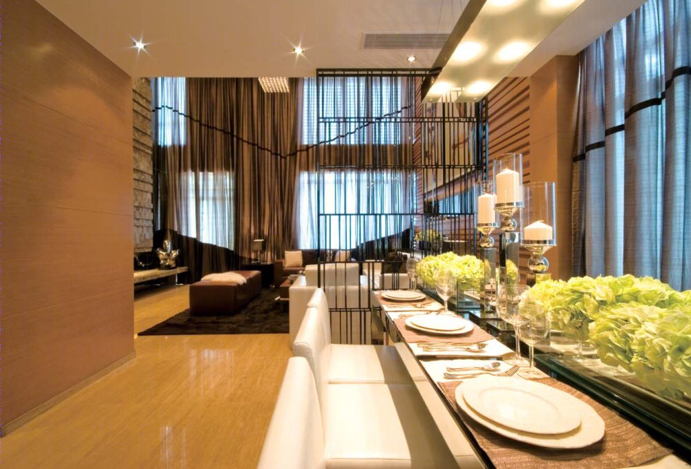 江门山湖雅苑 后现代风格样板间设计-7