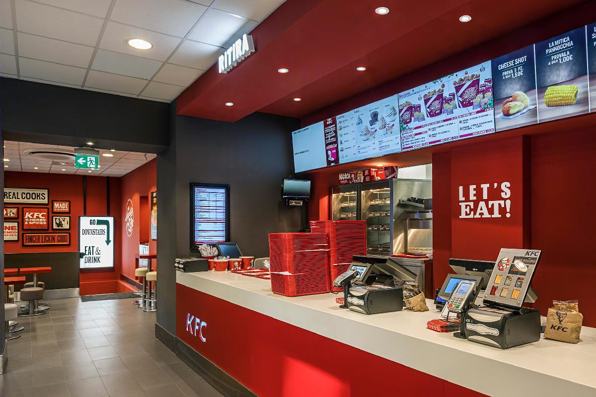 罗马 KFC 快餐店照明设计丨意大利罗马-14