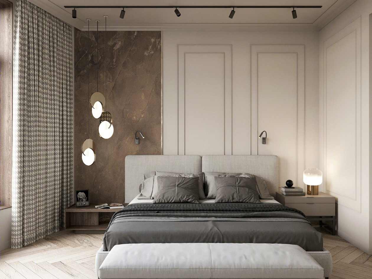 原木与高级灰 打造温柔舒适的住宅空间-6