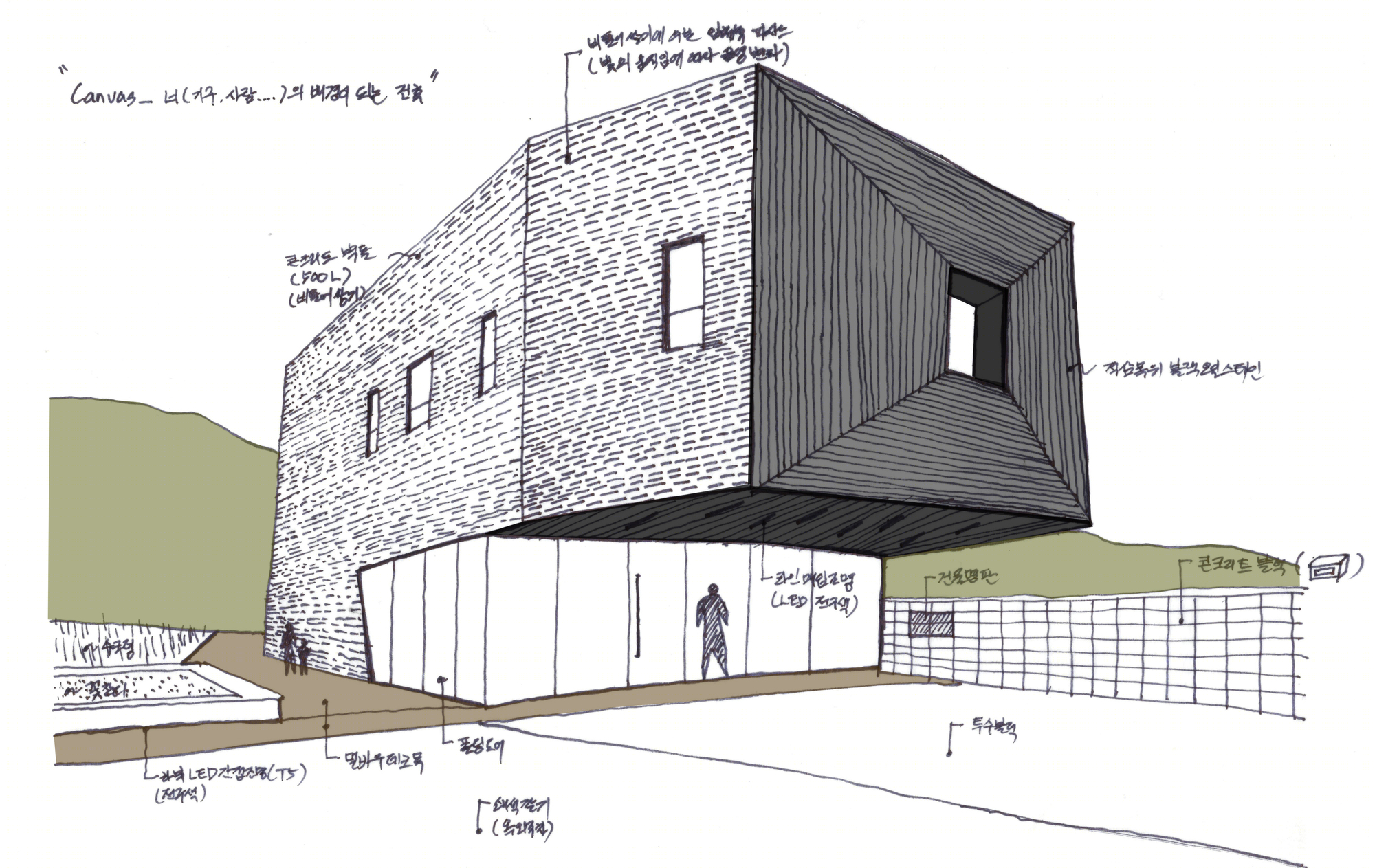 长墙扭曲的极简空间——家具展示建筑的和谐之美-29