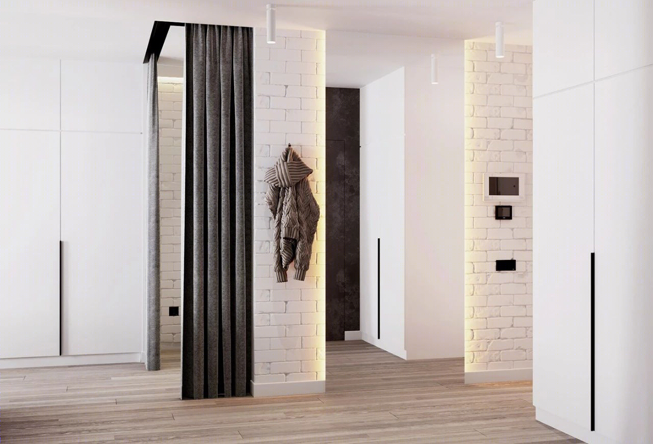 单身男士 48㎡简约时尚公寓设计-9