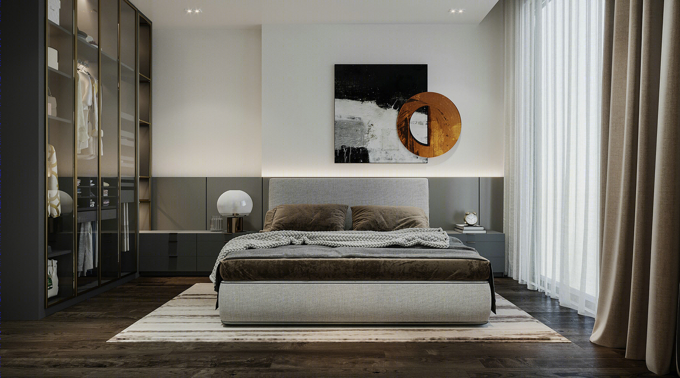 现代意式简约豪宅 设计展现高级质感-11