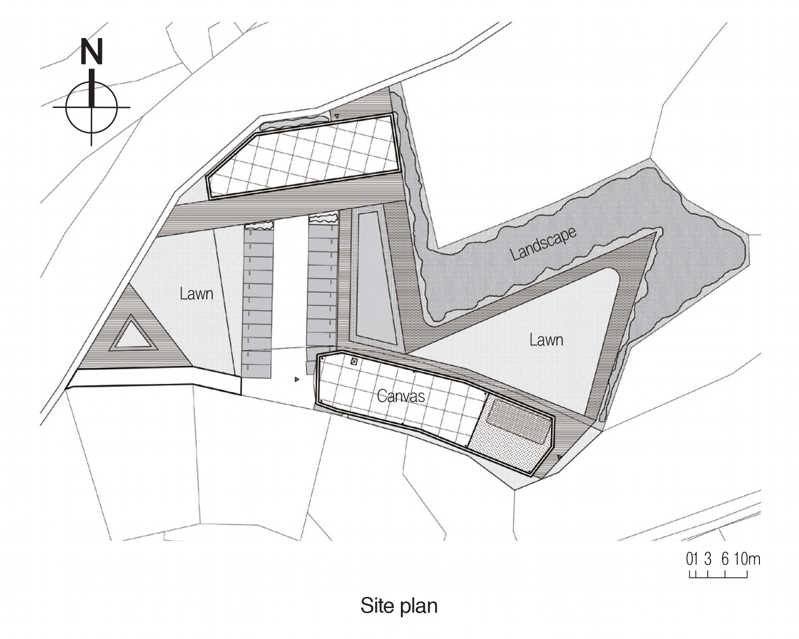长墙扭曲的极简空间——家具展示建筑的和谐之美-33