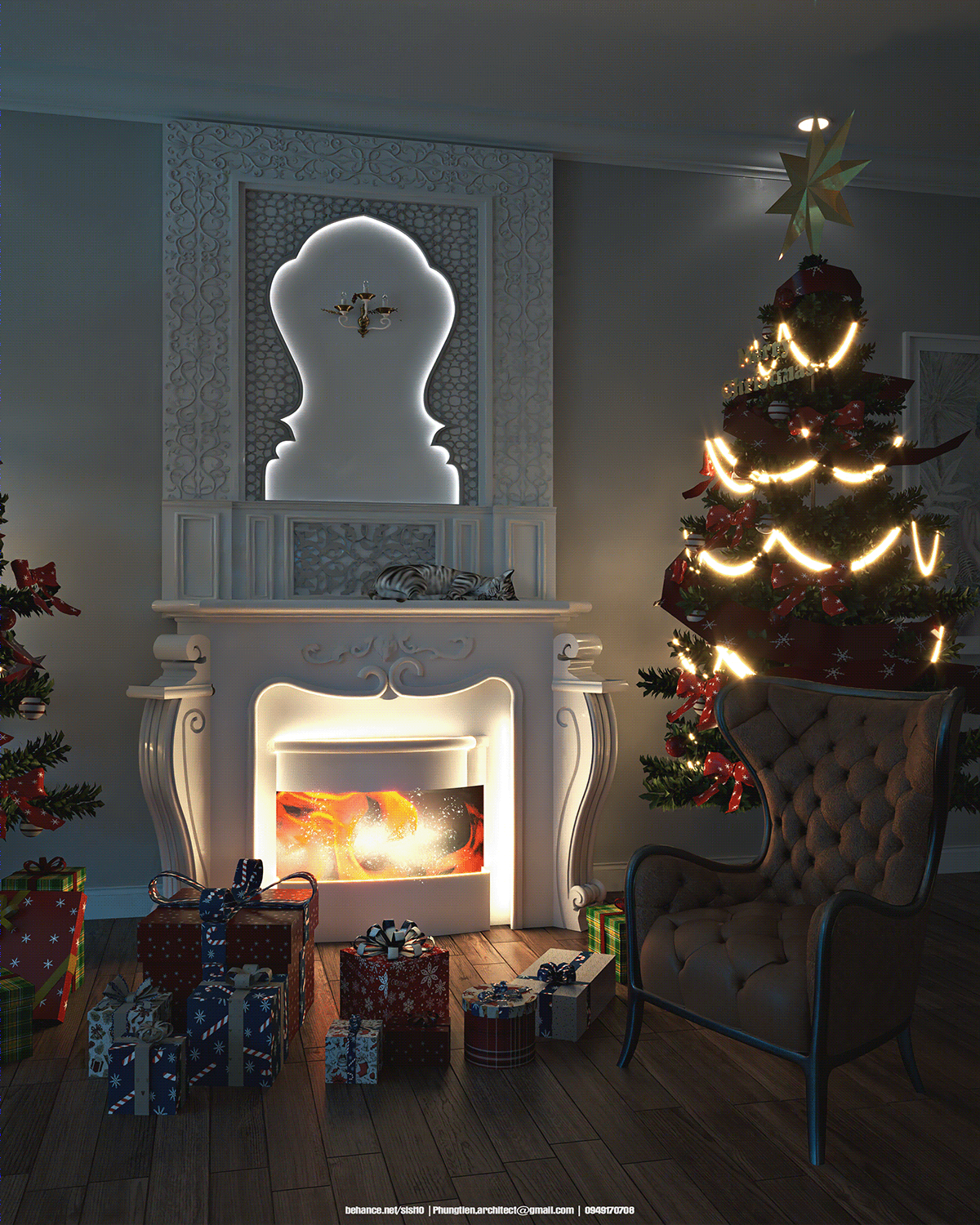 Anastasiya Gushchina丨平层丨CGI | NEOCLASSICAL | WINTER MOOD-0