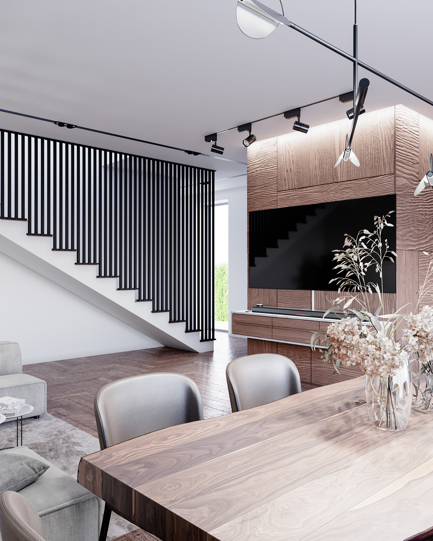 波兰 Szczeci 双层别墅室内外设计丨Tigran Sargsyan-7