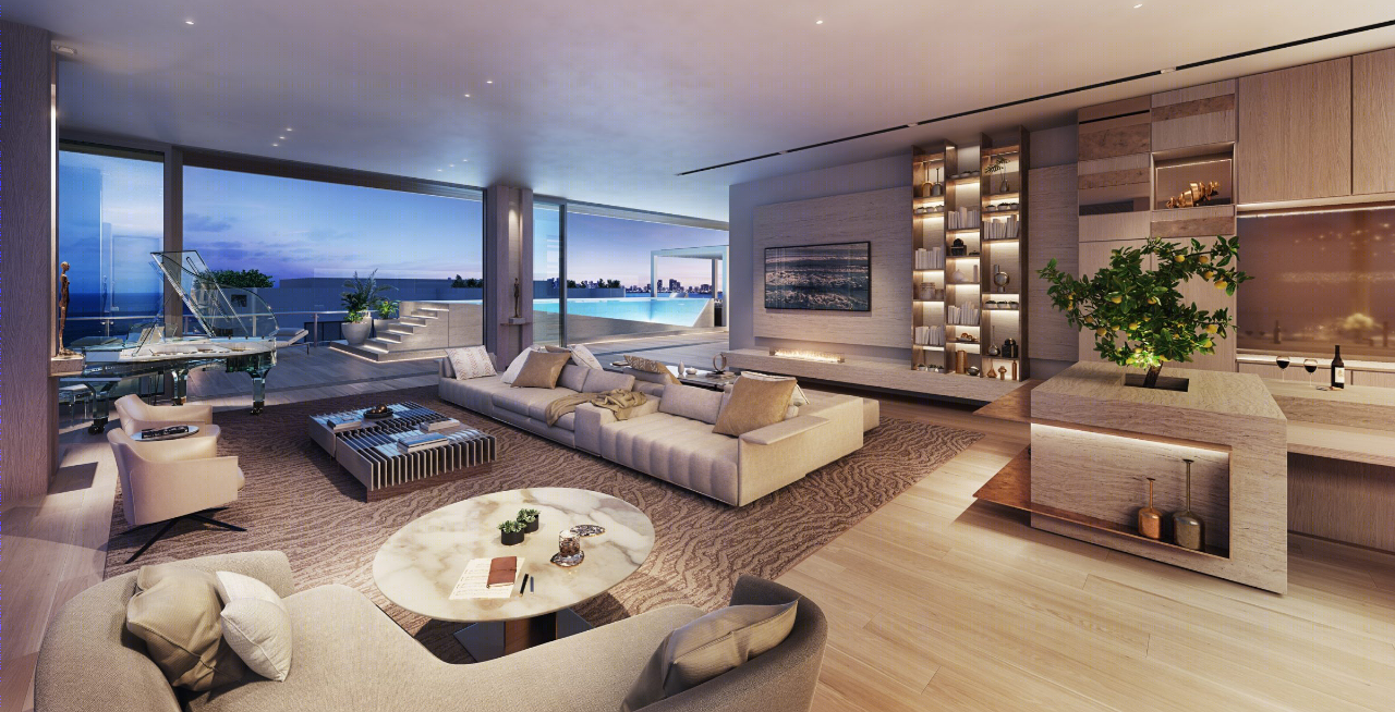 迈阿密 57 Ocean 公寓顶层设计丨美国迈阿密丨Sofia Joelsson Design-30
