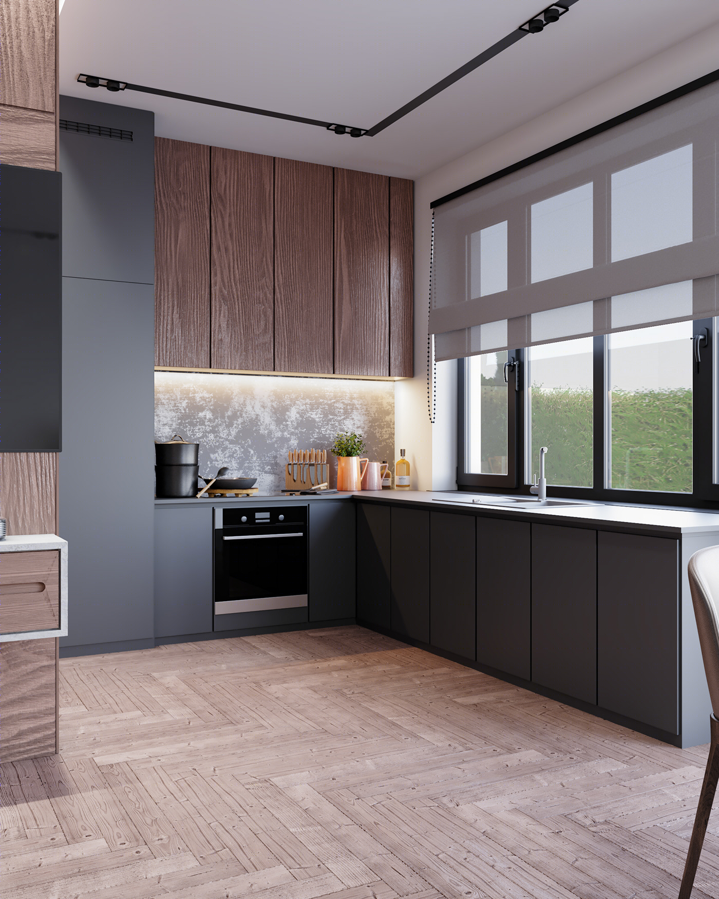 波兰 Szczeci 双层别墅室内外设计丨Tigran Sargsyan-11