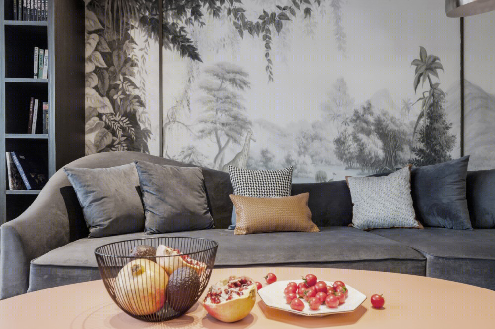 杭州 127㎡私宅改造 | 错层空间变通透绿意生活-9