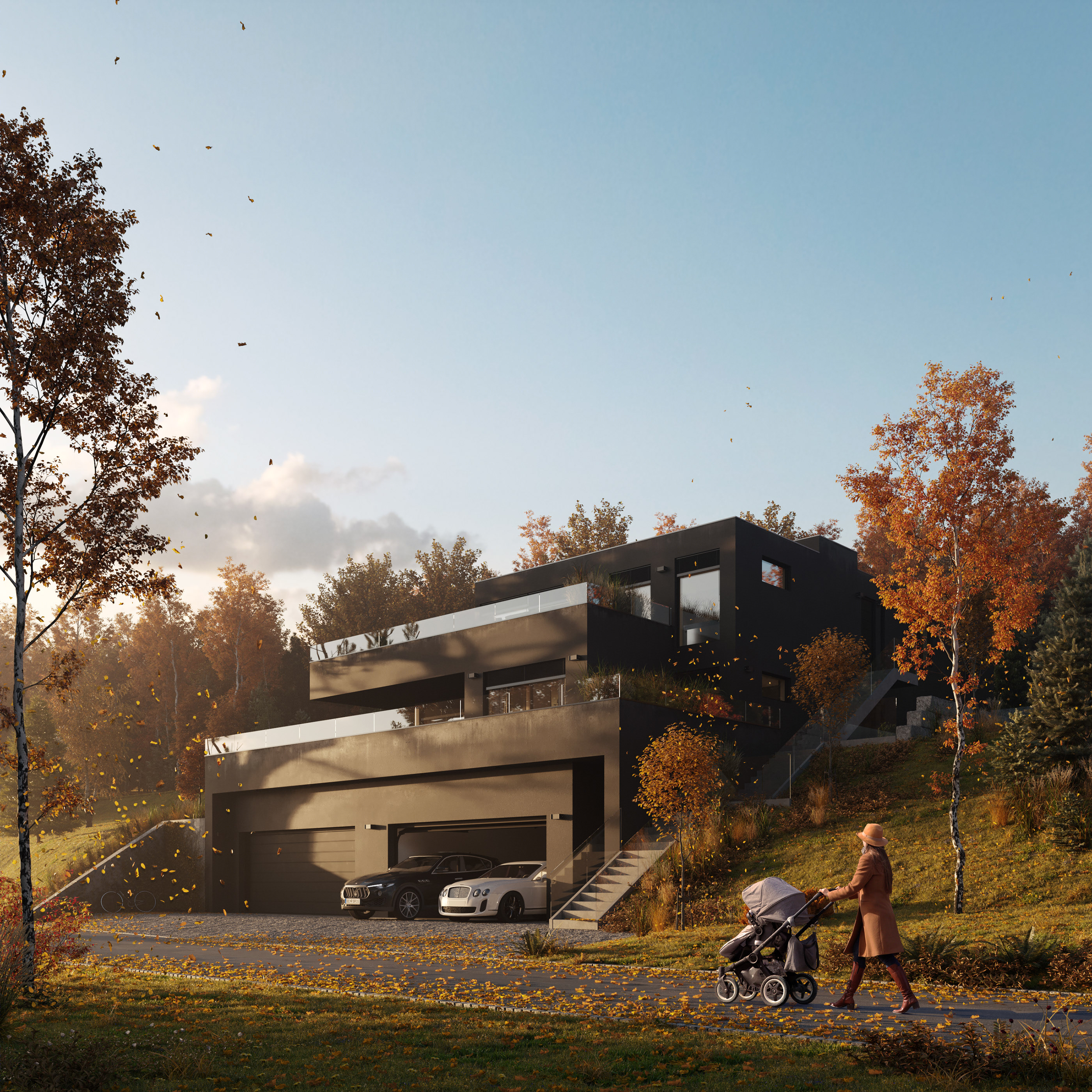 瑞士风格住宅楼设计-1