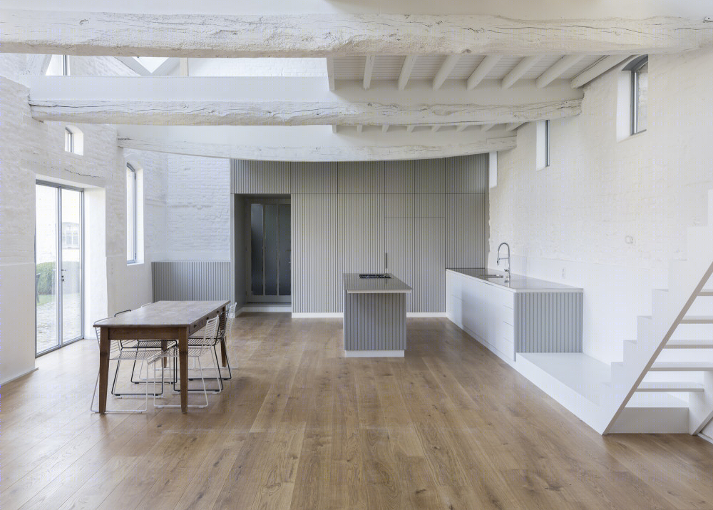 比利时安特卫普 Loensdelle Bis House 设计，旧屋新生诠释现代美学-6