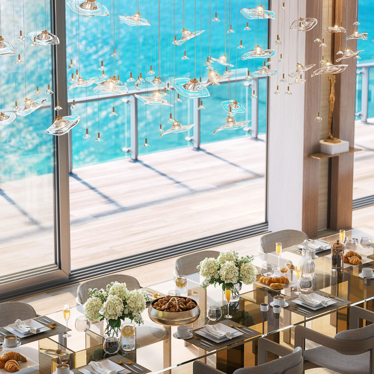 迈阿密 57 Ocean 公寓顶层设计丨美国迈阿密丨Sofia Joelsson Design-34