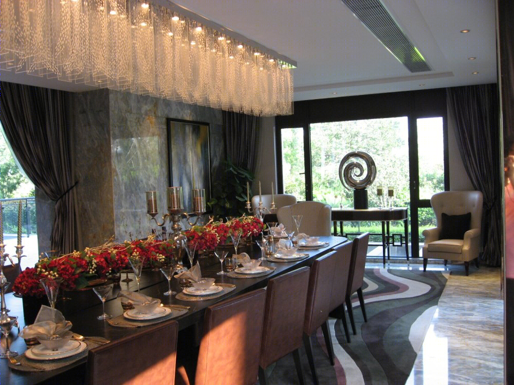 上海复地领馆别墅样板房-- 现代简约风格典范-32