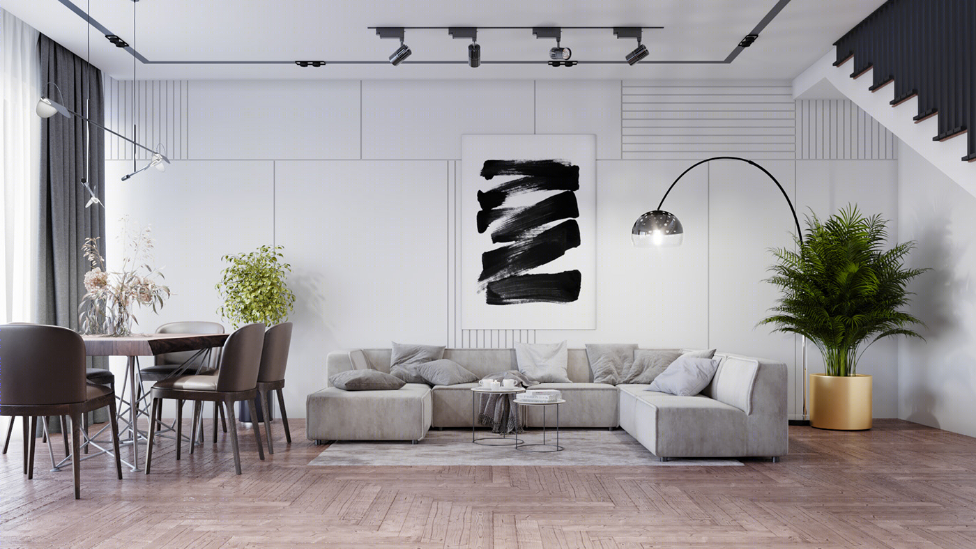 波兰 Szczeci 双层别墅室内外设计丨Tigran Sargsyan-13