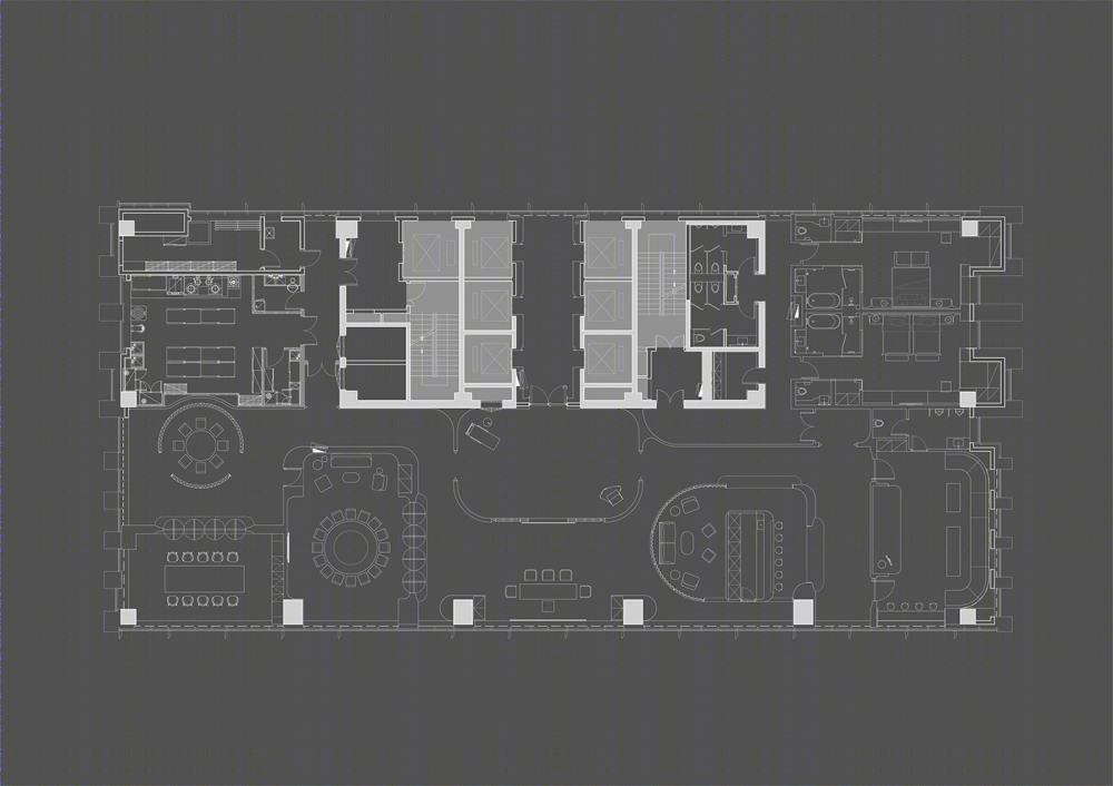 普汇中金办公室丨中国西安丨HONG Designworks-68